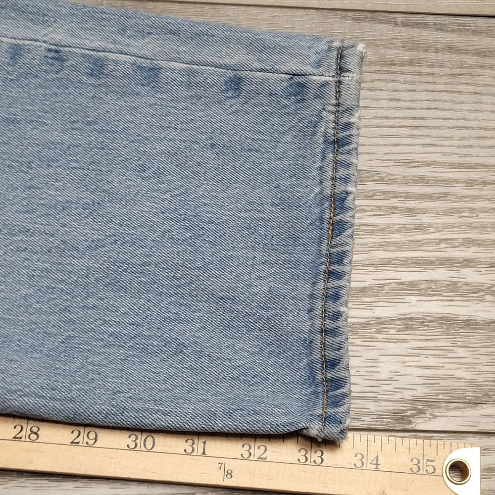 👖Levi's 501XX Jeans Mens 34x34 (fits 32x34) Stonewash Fade Blue Button Fly 2008